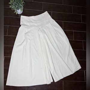 Parma Ivory high rised wide legged palazzo pants sz 16